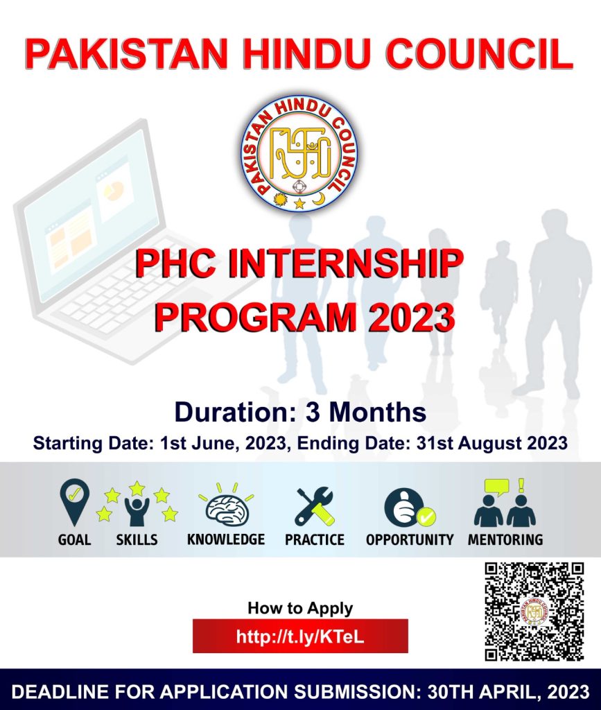 PHC Summer Internship Program Pakistan Hindu Council